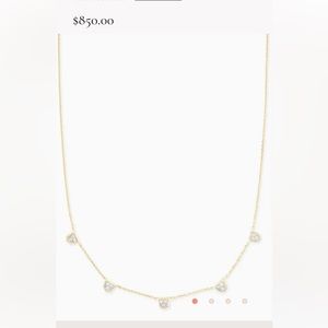 Kendra Scott - Shannon Necklace 14k gold with White Diamond